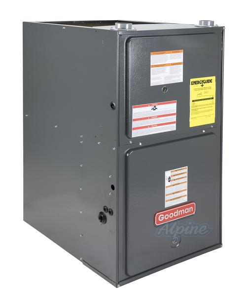 Photo of Goodman GCVC950714CX 69,000/48,000 BTU Furnace, 95% Efficiency, 2-Stage Burner, 1,600 CFM Variable Speed Blower, Horizontal / Downflow Application 10597