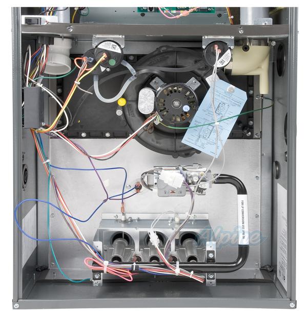 Photo of Goodman GCVC950714CX 69,000/48,000 BTU Furnace, 95% Efficiency, 2-Stage Burner, 1,600 CFM Variable Speed Blower, Horizontal / Downflow Application 10603
