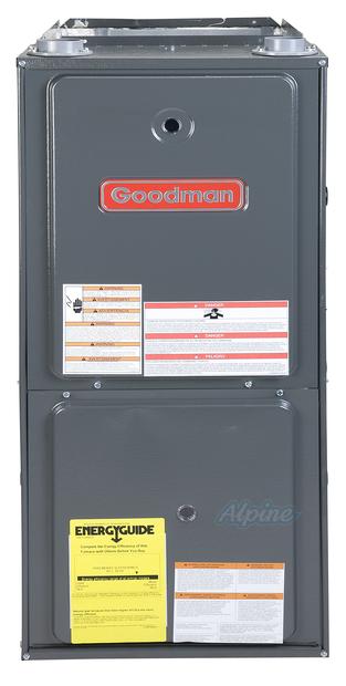 Photo of Goodman GKS90904CX Lonox Emission 92,000 BTU Furnace, 92.1% Efficiency, Single-Stage Burner, 1,600 CFM Multi-Speed Blower, Upflow Application 12918