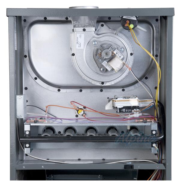 Photo of Goodman GMEC800805CN 80,000 BTU Furnace, 80% Efficiency, 2 Stage Burner, 2000 CFM, Multi-Speed Upflow/Horizontal Flow Application 11164