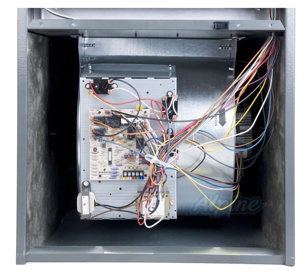 Photo of Goodman GMEC800805CN 80,000 BTU Furnace, 80% Efficiency, 2 Stage Burner, 2000 CFM, Multi-Speed Upflow/Horizontal Flow Application 11168
