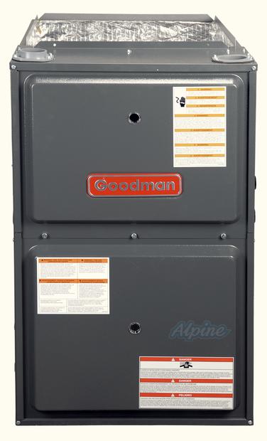 Photo of Goodman GMEC960402BN 40,000 BTU Furnace, 96% Efficiency, 2 Stage Burner, 800 CFM, Multi-Speed Upflow/Horizontal Flow Application 16432
