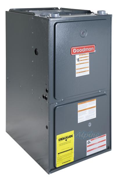 Photo of Goodman GMH950453BX 46,000 BTU Furnace, 95% Efficiency, 2-Stage Burner, 1,200 CFM Multi-Speed Blower, Upflow/Horizontal Flow Application 12915