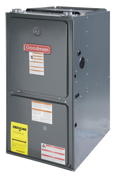 Photo of Goodman GMH950453BX 46,000 BTU Furnace, 95% Efficiency, 2-Stage Burner, 1,200 CFM Multi-Speed Blower, Upflow/Horizontal Flow Application 12916