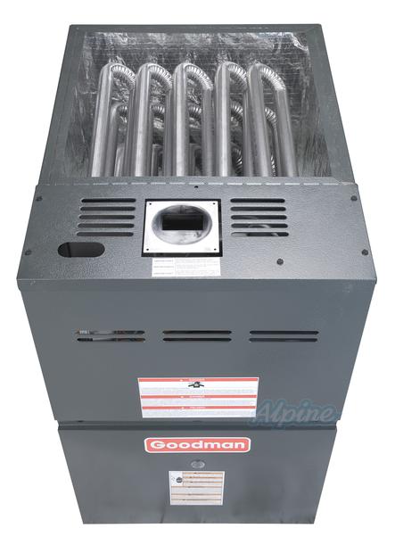 Photo of Goodman GMES800603AN 60,000 BTU Furnace, 80% Efficiency, Single-Stage Burner, 1200 CFM Multi-Speed Blower, Upflow/Horizontal Flow Application 11310