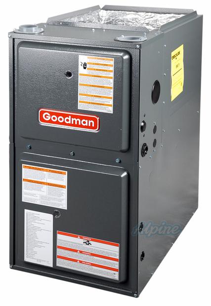 Photo of Goodman GMVC960403BN 40,0000 BTU Furnace, 96% Efficiency, 2-Stage Burner, 1,400 CFM Variable Speed Blower, Upflow/Horizontal Flow Application, ComfortBridge Technology 16298