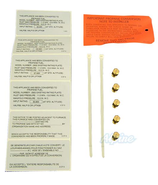 Photo of Goodman HALP13 High Altitude LP (Propane) Kit for GCV Furnaces (7,000 - 11,000 Feet) 2835