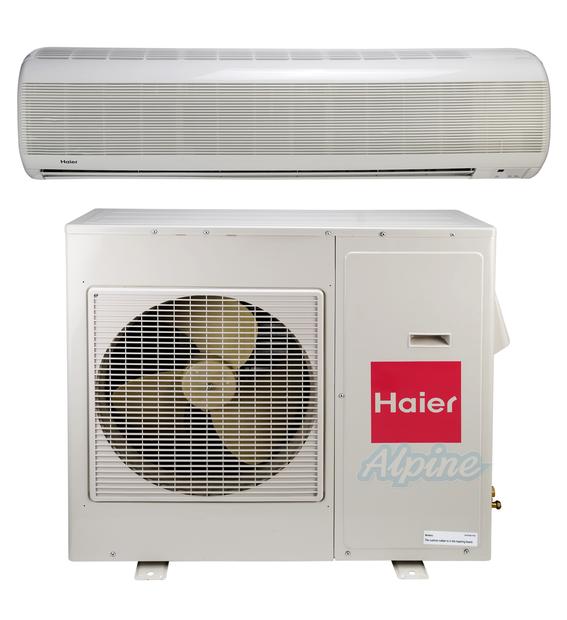 Photo of Haier HSU24VH7 22,000 BTU Cooling (1.8 Ton), 21,000 BTU Heating (1.8 Ton), 13 SEER Heating / Cooling (Heat Pump) Mini-Split System, 230 Volts, R-410A Refrigerant 12855