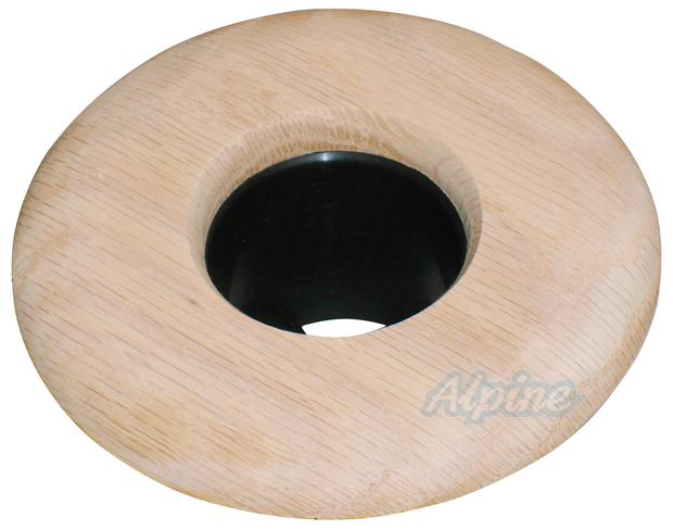 Photo of SpacePak AC-TRM-OS-UO Optional Unfinished Red Oak Surface Mount Outlet, Open Face 6525