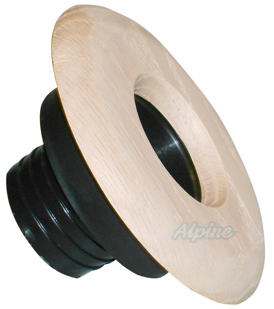 Photo of SpacePak AC-TRM-OS-UO Optional Unfinished Red Oak Surface Mount Outlet, Open Face 6526