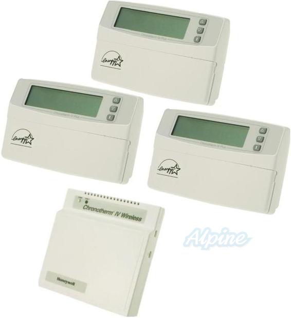 Photo of Honeywell T8665A-W8665E 3Z Wireless Universal Programmable Thermostat Combo- Three Stage Heat, Two Stage Cool, Three Zone Capable 6026