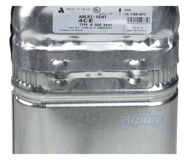 Photo of Williams 9929 Oval Vent Starter Kit for Top-Vent Wall Furnaces 10378