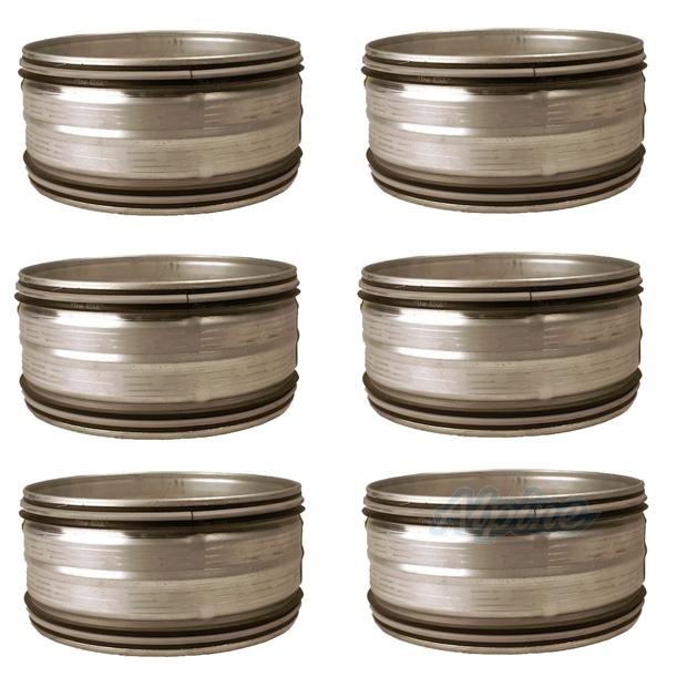 Photo of SpacePak AC-SM9-C SpacePak Round Plenum Coupler (6-Pack) 44084