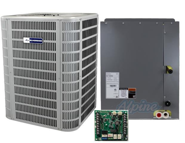Photo of Blueridge BH714S24P-BC724CBT-71-27A05 2 Ton 14 SEER2 R-454B Heat Pump System – Heat Pump, Evap Coil & RDS Board 63794