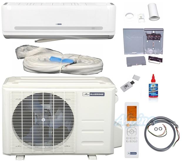 Photo of Blueridge BMY36DIY18 KIT25 36,000 BTU (3 Ton) 1-Zone DIY 18.3 SEER2 Inverter R-410A DS2 Heat Pump Condenser System 55335