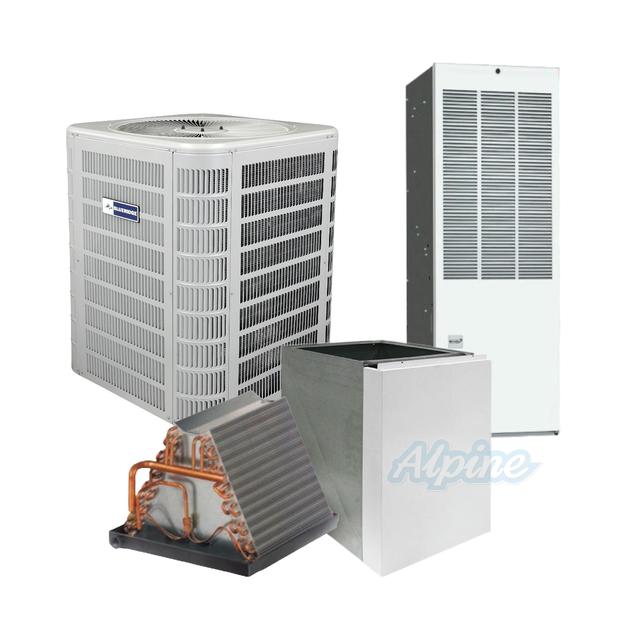 Photo of Blueridge BA16L30P-AHMG1E-056A-CM36B3G (Kit No. D2469) 2.5 Ton AC, 56,000 BTU 80% AFUE Single Stage Mobile Home Gas Furnace, 13.5 SEER2 Downflow Split System Kit, Northern Sales Only 56590
