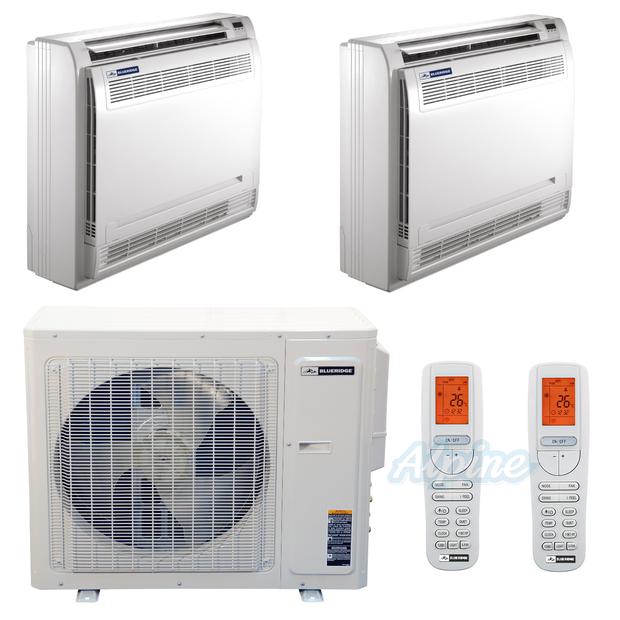 Photo of Blueridge BMKH2421-18L-18L 24,000 BTU (2.0 Ton) 21 SEER / 21 SEER2 - M3 SERIES - Two Zone Ductless Mini-Split Heat Pump System w/ WIFI 37133