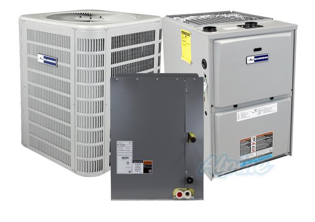 Photo of Blueridge BA16L24P-BG972UH070BV12-BC4X24B (Kit No. D2518) 2 Ton AC, 70,000 BTU 97% AFUE Two-Stage Gas Furnace, 15.4 SEER2 Upflow Split System Kit 55196