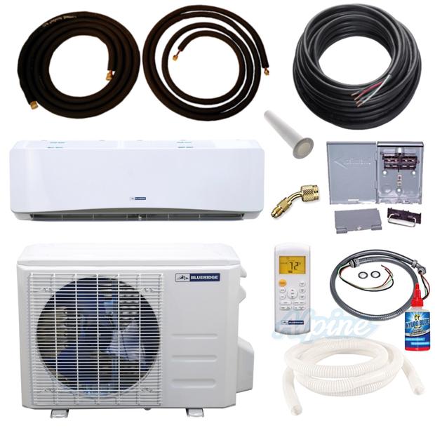 Photo of Blueridge BM09Y22 KIT25 9,000 BTU (.75 Ton) 21.5 SEER / 21.7 SEER2 - S2 SERIES - 208/230V Ductless Mini-Split Heat Pump KIT 25FT - WiFi Capable 39452