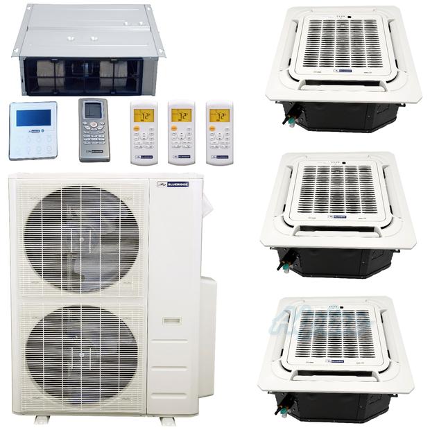 Photo of Blueridge BMM48HH21-12C-12C-12C-12D 47,500 BTU (4 Ton) 4-Zone 21.05 SEER2 Inverter R-410A XM3 Series Heat Pump Ultra Cool/Ultra Heat System 33756