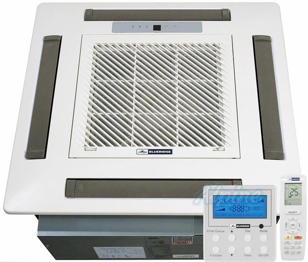 Photo of Blueridge BMKH18MCCG 18,000 BTU Ceiling Cassette Drop Ceiling Ductless Air Handler W/ Grille (L02: 1/4 LL 1/2 SL) 52154