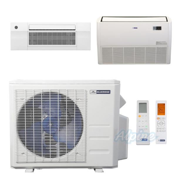 Photo of Blueridge BMM2723-12C2-18F 27,000 BTU (2.3 Ton) 2-Zone 23.5 SEER2 Inverter R-410A XM1 Series Heat Pump Condenser System 55642
