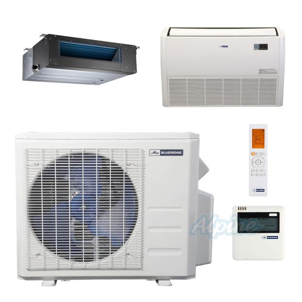 Photo of Blueridge BMM36HH20-12D-24F 36,000 BTU (3 Ton) 2-Zone 20.2 SEER2 Inverter R-410A XM3 Series Heat Pump Ultra Cool/Ultra Heat System 55572