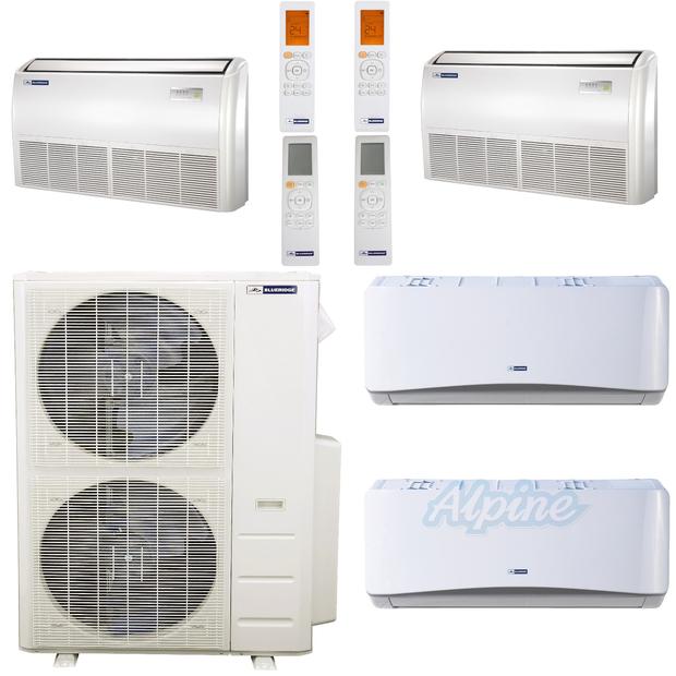 Photo of Blueridge BMM5519-6W-9W-18F-18F 55,000 BTU (4.5 Ton) 19 SEER / 20.2 SEER2 - M2 SERIES - Four Zone Ductless Mini-Split Heat Pump System - Wi-Fi Capable 51817