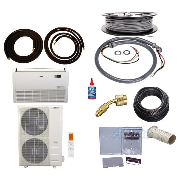 Photo of Blueridge BMY60U18FCC KIT25 54,000 BTU (4.5 Ton) 1-Zone 19.8 SEER2 Inverter R-410A XL1 Heat Pump Condenser System KIT 25 FT 56326