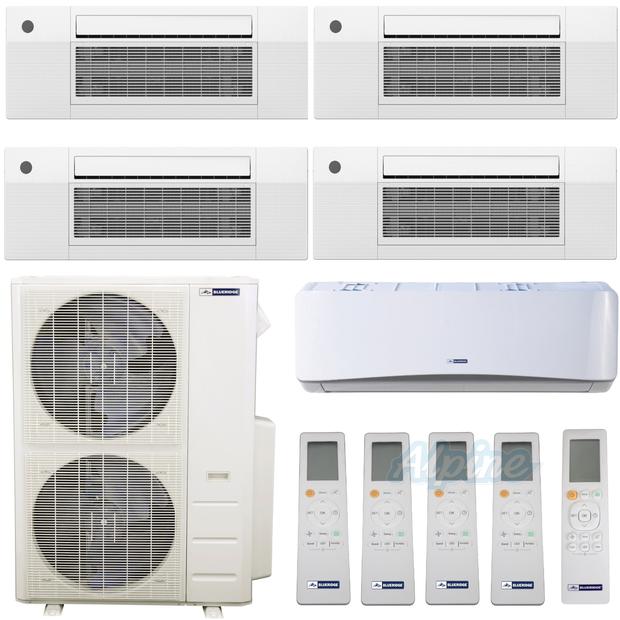 Photo of Blueridge BMM5519-9C2-9C2-9C2-9C2-24W 55,000 BTU (4.5 Ton) 19 SEER / 20.2 SEER2 - M2 SERIES - Five Zone Ductless Mini-Split Heat Pump System - Wi-Fi Capable 46846