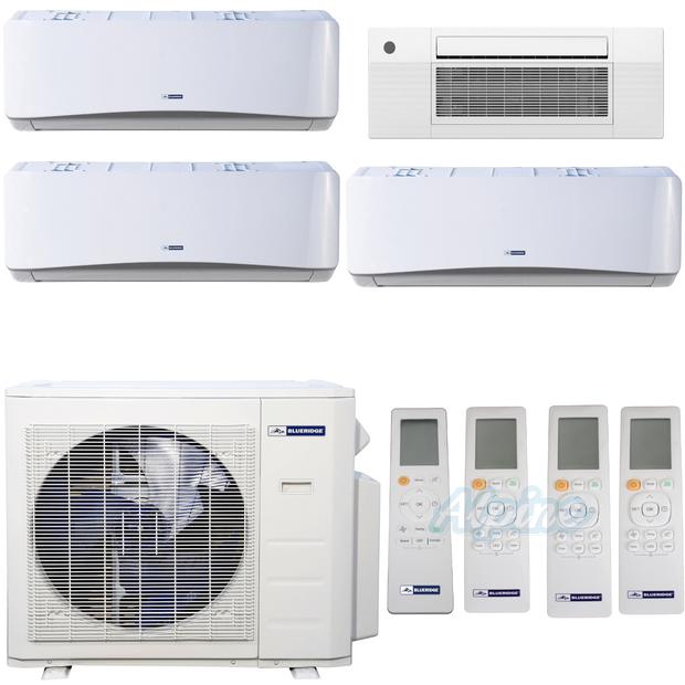 Photo of Blueridge BMM3622-6W-6W-6W-12C2 36,000 BTU (3 Ton) 4-Zone 23.1 SEER2 Inverter R-410A XM1 Series Heat Pump Condenser System 46748
