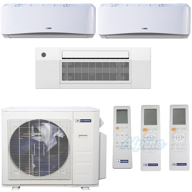 Photo of Blueridge BMM36HH21-6W-6W-18C2 36,000 BTU (3 Ton) 3-Zone 21 SEER2 Inverter R-410A XM3 Series Heat Pump Ultra Cool/Ultra Heat System 46743