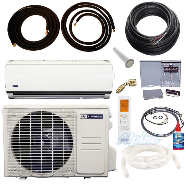 Photo of Blueridge BMX1217 KIT15 12,000 BTU (1 Ton) 1-Zone 17.4 SEER2 Inverter R-410A XS1 Heat Pump Condenser System KIT 15 FT 47884