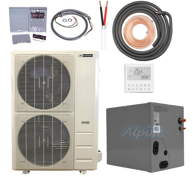Photo of Blueridge BNG1A60ACN-60ENC-KIT25 60,000 BTU 15.6 SEER2 Ultra Efficient AC Only Ducted Condenser/Coil System KIT 25 FT 60600