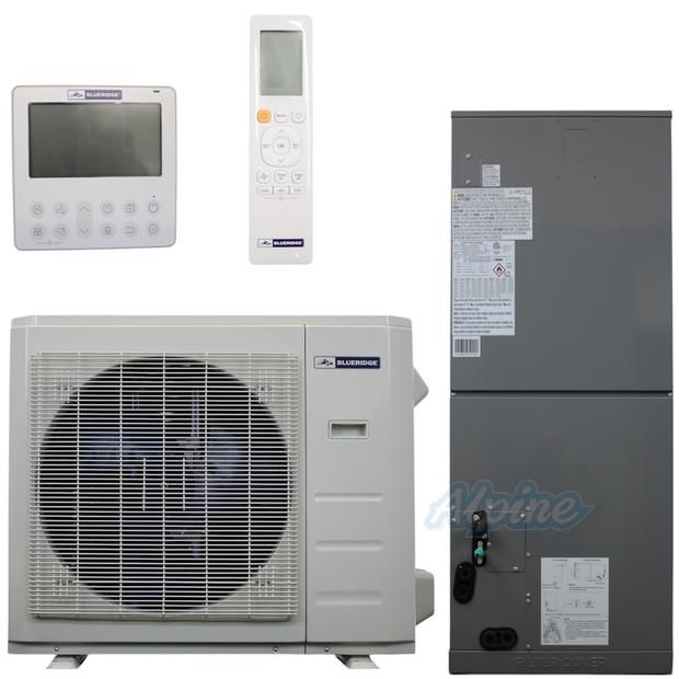 Photo of Blueridge BNG2A48SCN-48DH 48,000 BTU 16 SEER2 Ultra Efficient Ducted Heat Pump/Air Handler System 60156