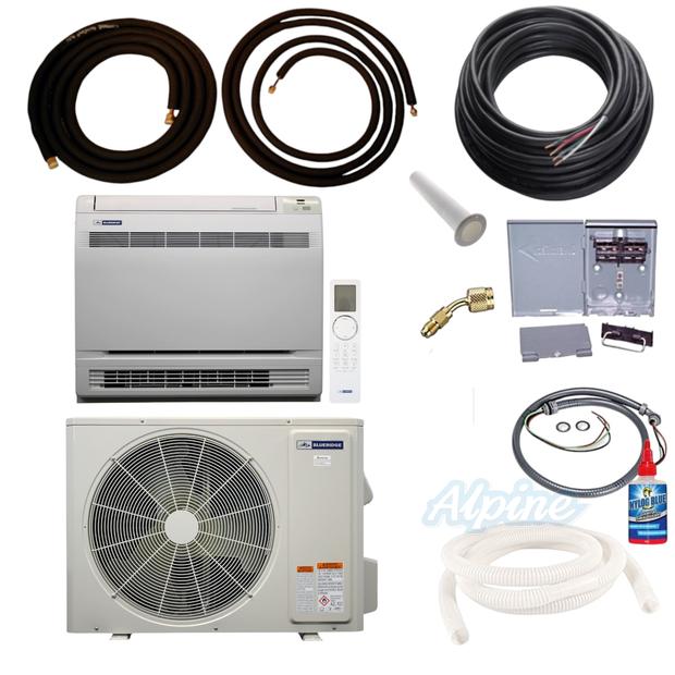 Photo of Blueridge BXS4Z09UC0-9LW0-KIT25 OLD USE 453129505 9,100 BTU (0.8 Ton) 1-Zone 23 SEER2 Inverter R-32 XS4 Heat Pump Ultra Cool/Ultra Heat System KIT 25 FT 61386