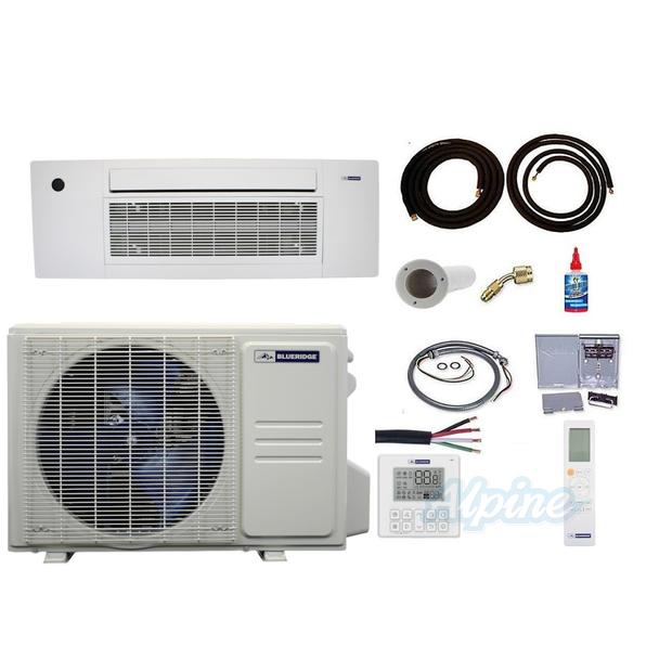 Photo of Blueridge BXS3A18SC0-18CC1-KIT15 18,000 BTU (1.5 Ton) 1-Zone 22.2 SEER2 Inverter R-454B XS3 Heat Pump Condenser System KIT 15 FT 60668