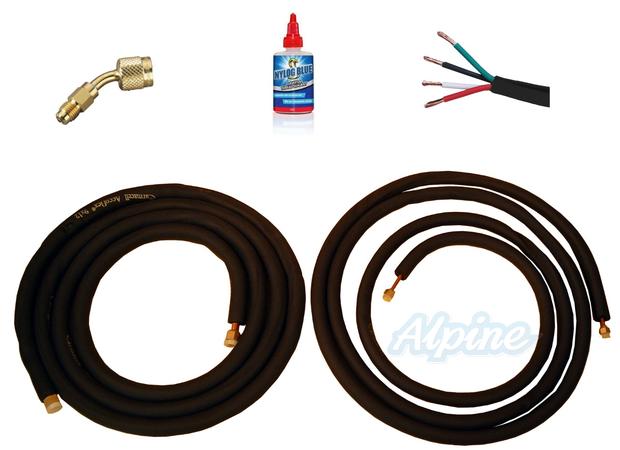 Alpine MSCFA1438 KIT15 Mini Split Core Four Accessory KIT 1/4 LL 3/8 SL ...