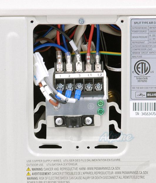 Photo of Blueridge BMY3618 36,000 BTU (3 Ton) 18 SEER / 18 SEER2 - S2 SERIES - 208/230V Single Zone Ductless Mini-Split Heat Pump System - WiFi Capable 30516