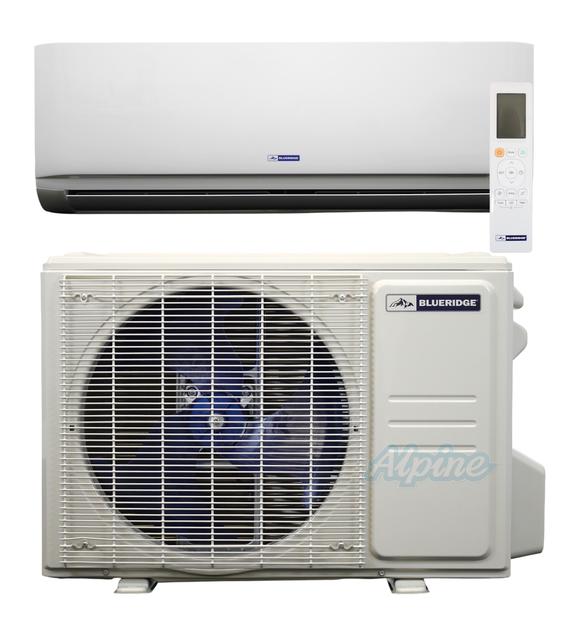 Photo of Blueridge BDS1A09SCV-9WMV 9,000 BTU (0.8 Ton) 1-Zone DIY 20.2 SEER2 Inverter R-454B DS1 Heat Pump Condenser System 61688
