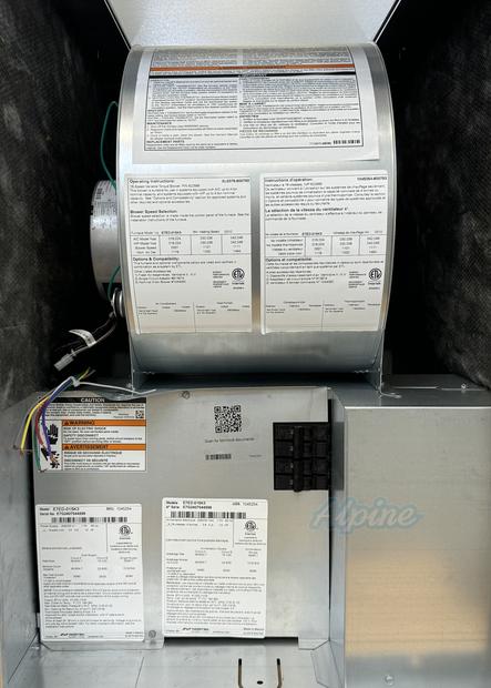 Photo of Alpine AHE7ED-015K3 47,000 BTU (15 Kilowatt) Electric Mobile Home Furnace, Multi-Speed Blower, Downflow Application 57795