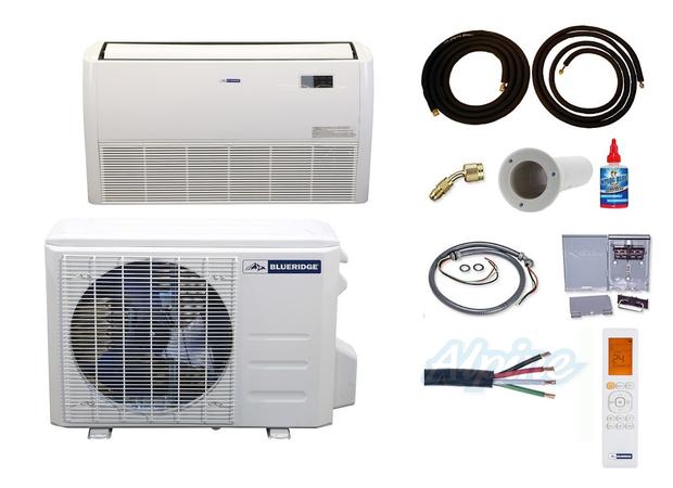 Photo of Blueridge BMY18HH22FCC KIT25 18,000 BTU (1.5 Ton) 21.5 SEER / 20.5 SEER2 - S4 SERIES - 208/230V Hyper Heat Wall/Ceiling Ductless Mini Split System KIT 25FT - WiFi Capable 56322