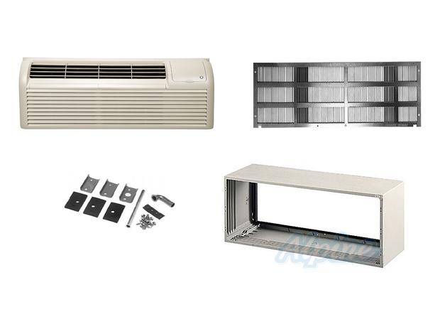 Photo of GE AZ65H12DAB KIT 12,100 BTU (1 Ton) Cooling, 13,400 BTU Heating, 11.9 EER, 4.8 kW Heat Strip, R-410A Refrigerant Heat Pump PTAC KIT 17079