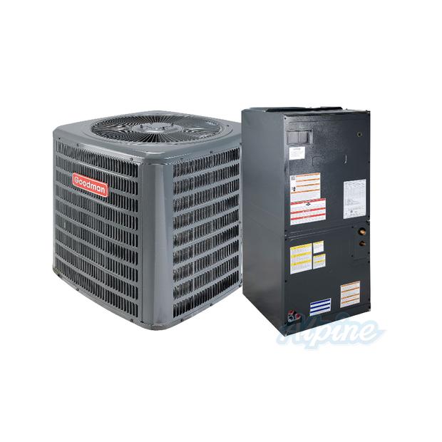 Photo of Goodman GLZS5BA3010-AMST30BU1300 2.5 Ton 15.2 SEER2 R-32 All-Electric Split System – Heat Pump & Air Handler 49224