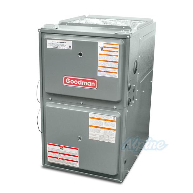 Photo of Goodman GD9S961205DN 120,000 BTU Furnace, 96% Efficiency, Single-Stage Burner, 2000 CFM Multi-Speed Blower, Downflow/Horizontal Flow Application 62042