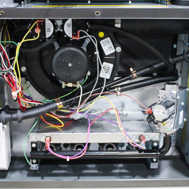 Photo of Goodman GD9S961205DN 120,000 BTU Furnace, 96% Efficiency, Single-Stage Burner, 2000 CFM Multi-Speed Blower, Downflow/Horizontal Flow Application 62067
