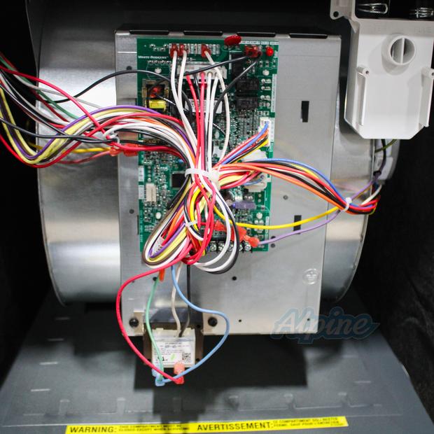Photo of Goodman GR9T961205DN 120,000 BTU Furnace, 96% Efficiency, Two-Stage Burner, 2000 CFM, Multi-Speed Upflow/Horizontal Flow Application 62075