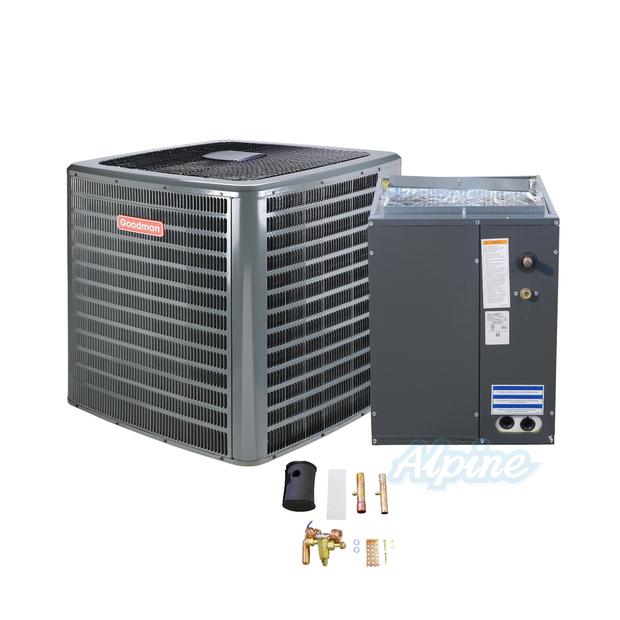 Photo of Goodman GSX140371-CAPF3137B6-TX3N4 (Kit No. D2164) 3 Ton, 14 SEER Upflow/Downflow AC and Evaporator Coil System Kit 54368
