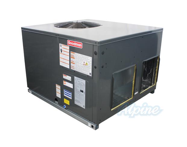 Photo of Goodman GPHM33631 3 Ton, 13.4 SEER2 Self-Contained Packaged Heat Pump, Multi-Position 62807