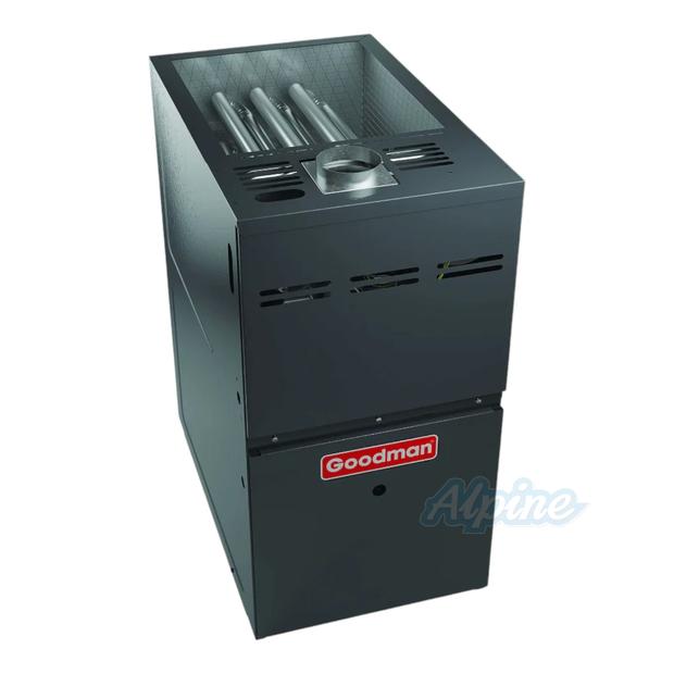 Photo of Goodman GR9T800403AN 40,000 BTU Furnace, 80% Efficiency, Two-Stage Burner, 1200 CFM, Multi-Speed Upflow/Horizontal Flow Application 57351